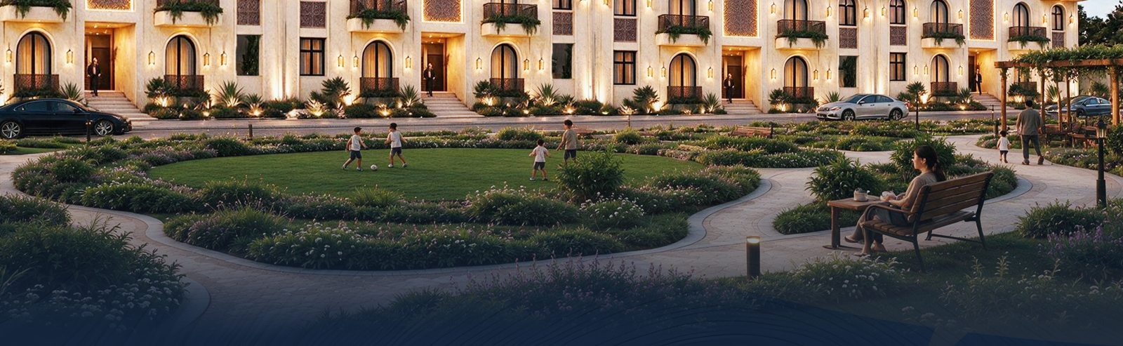 Luxury gated community living at Arabian Villa Apartments