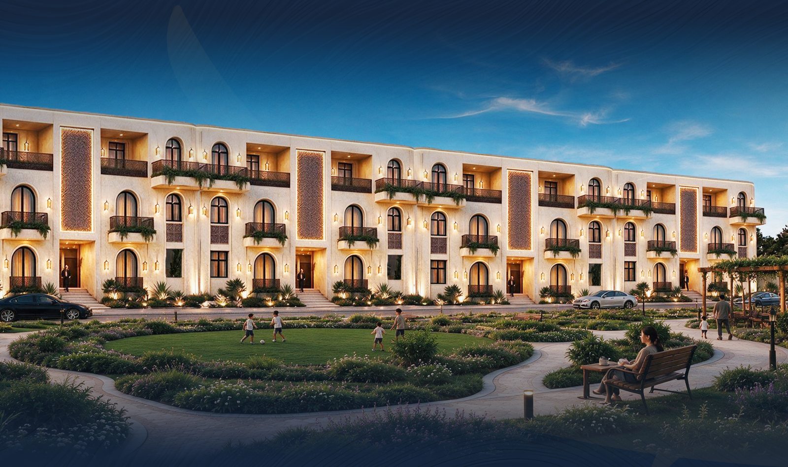Arabian Villa Apartments — Arabian-inspired residences by Bin Kamal Builders